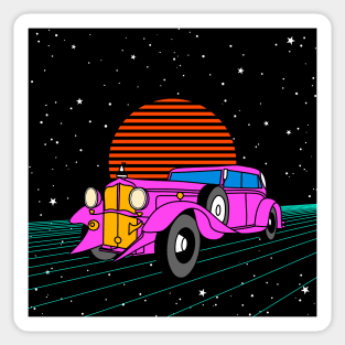 Space ride Sticker